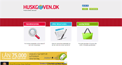 Desktop Screenshot of huskgaven.dk
